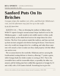 Sanford Puts On Its Britches