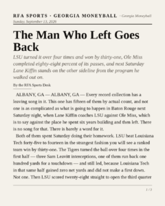 The Man Who Left Goes Back