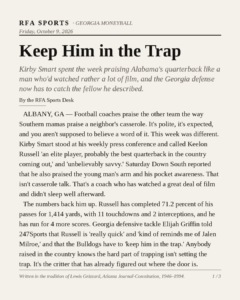 Keep Him in the Trap