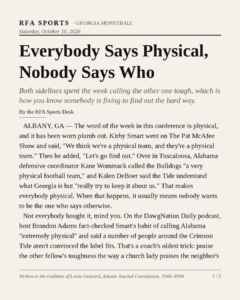 Everybody Says Physical, Nobody Says Who