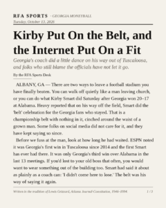 Kirby Put On the Belt, and the Internet Put On a Fit