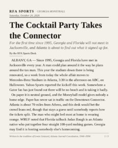 The Cocktail Party Takes the Connector