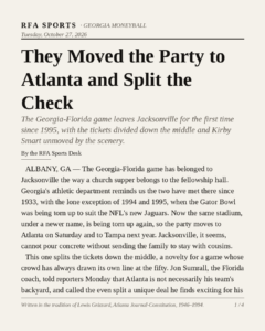 They Moved the Party to Atlanta and Split the Check