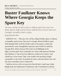 Buster Faulkner Knows Where Georgia Keeps the Spare Key